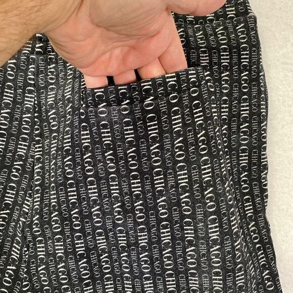 ASOS Design Men's Oversized Go Chicago City Jogger Pants Black Size 2XL - Picture 4 of 6